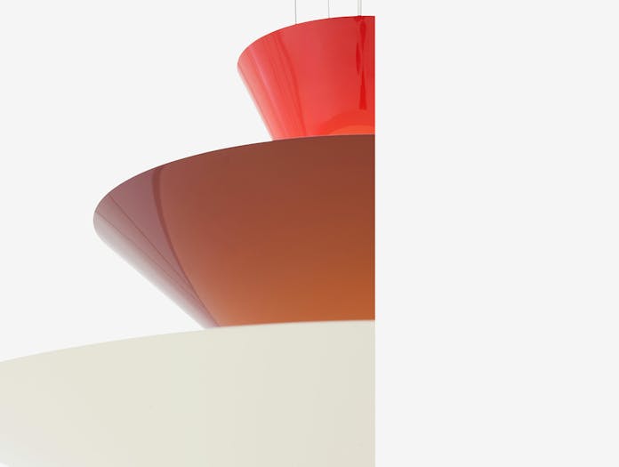 Andtradition Gio vermilion red dark burgundy ecru white story 6