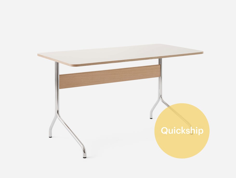 Andtradition pavilion av16 desk mushroom linoleum qs