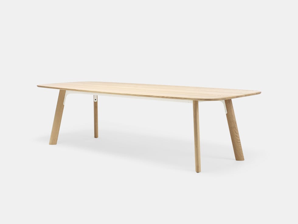 Arco Grid Work Conference Table oak Jonathan Prestwich
