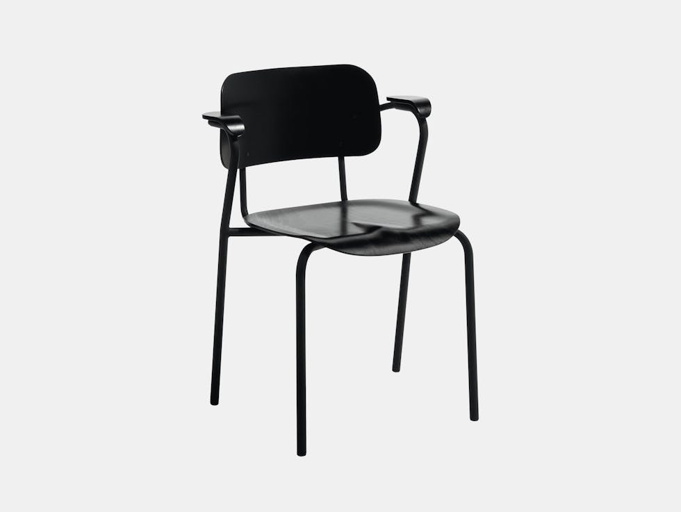 Artek Lukki Chair Black Ilmari Tapiovaara