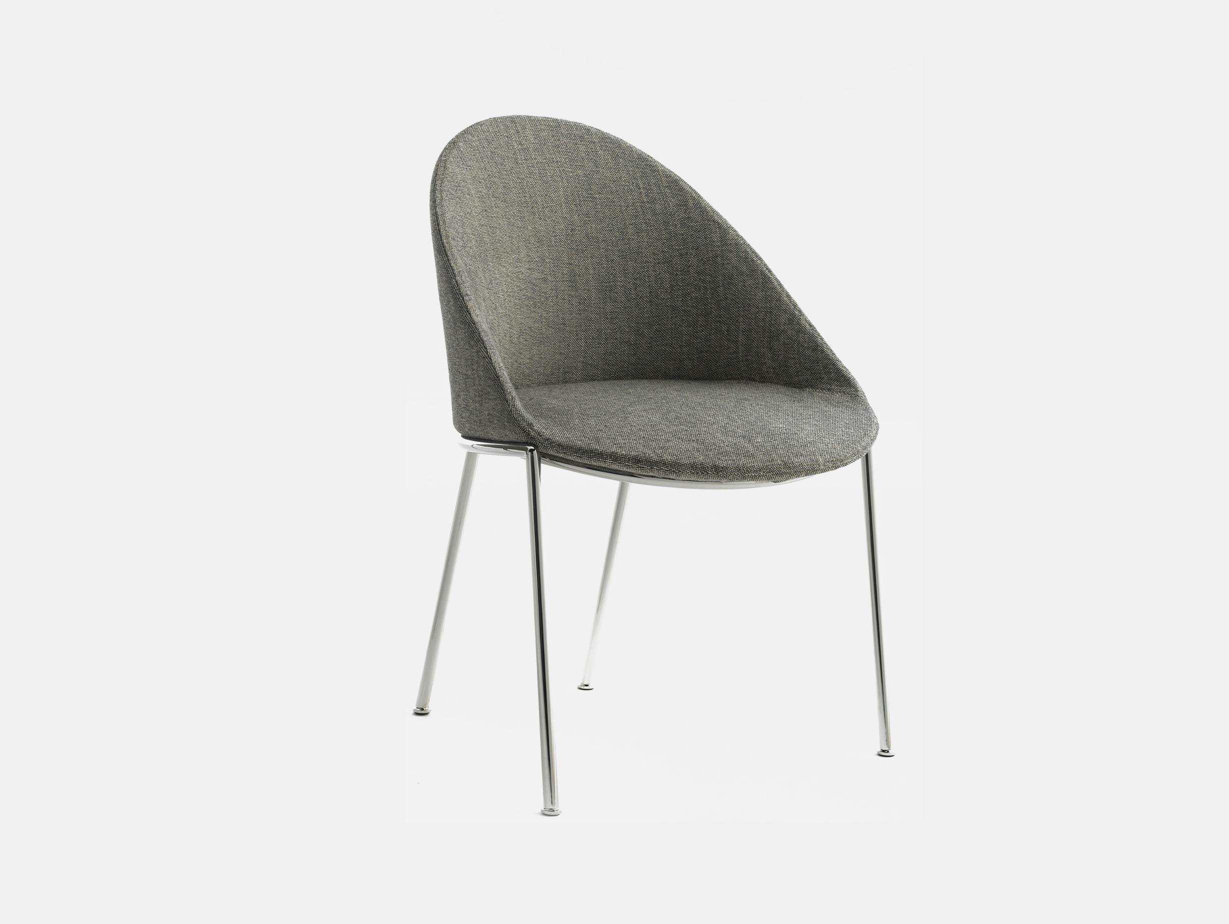 Bensen circa dining chair chrome 1