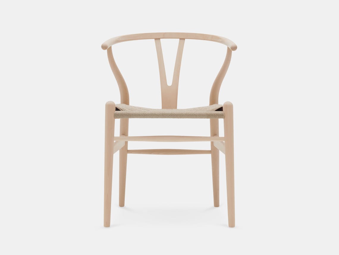 Carl Hansen CH24 Wishbone Chair Soaped Beech Hans Wegner