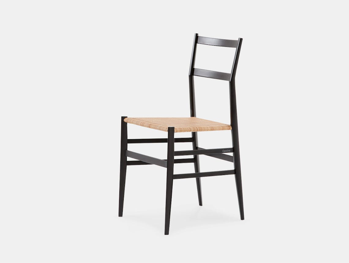 Cassina Superleggera Chair Black Ash Gio Ponti
