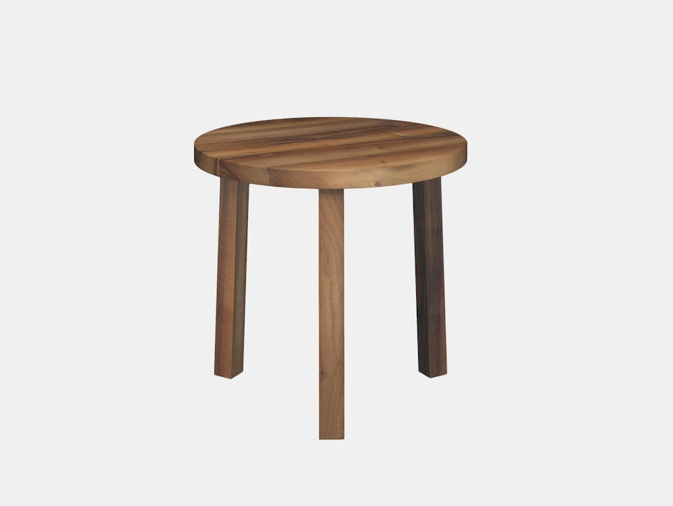 E15 Alex Side Table Walnut Philippe Allaeys