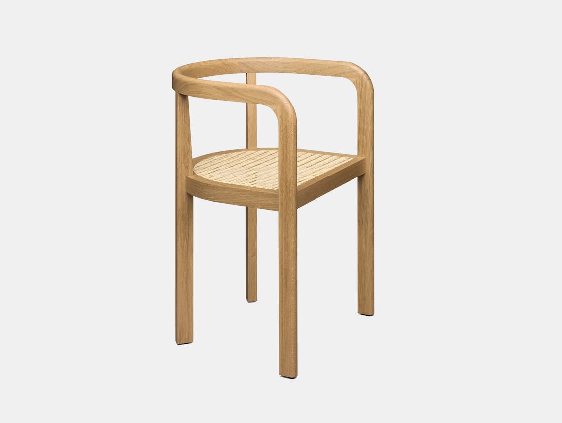E15 Stuttgart Chair Oak Cane Vienna Weave Richard Herre