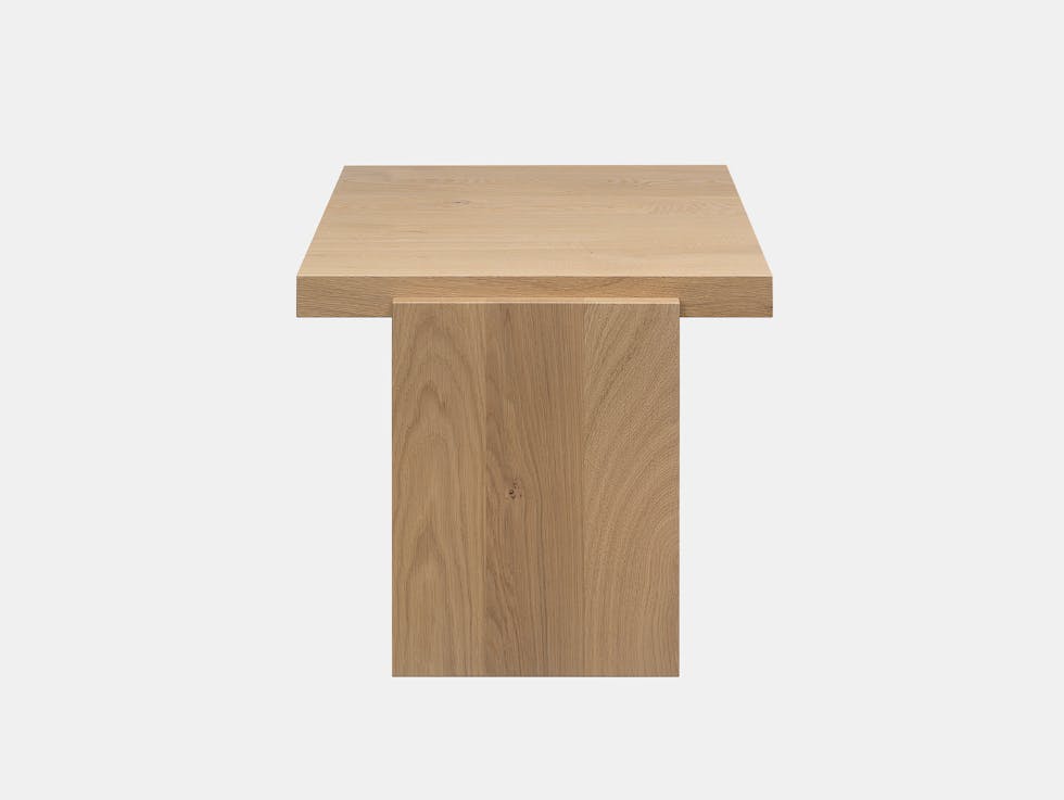 E15 tore table medium white oak