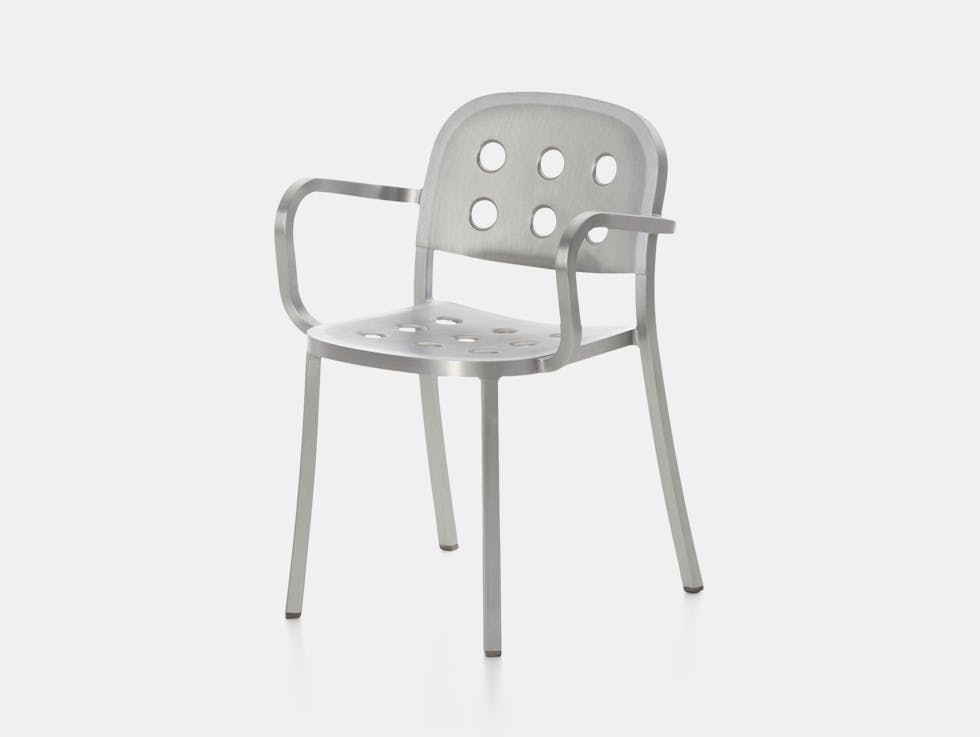 Emeco 1 inch all aluminium armchair 1 jasper morrison