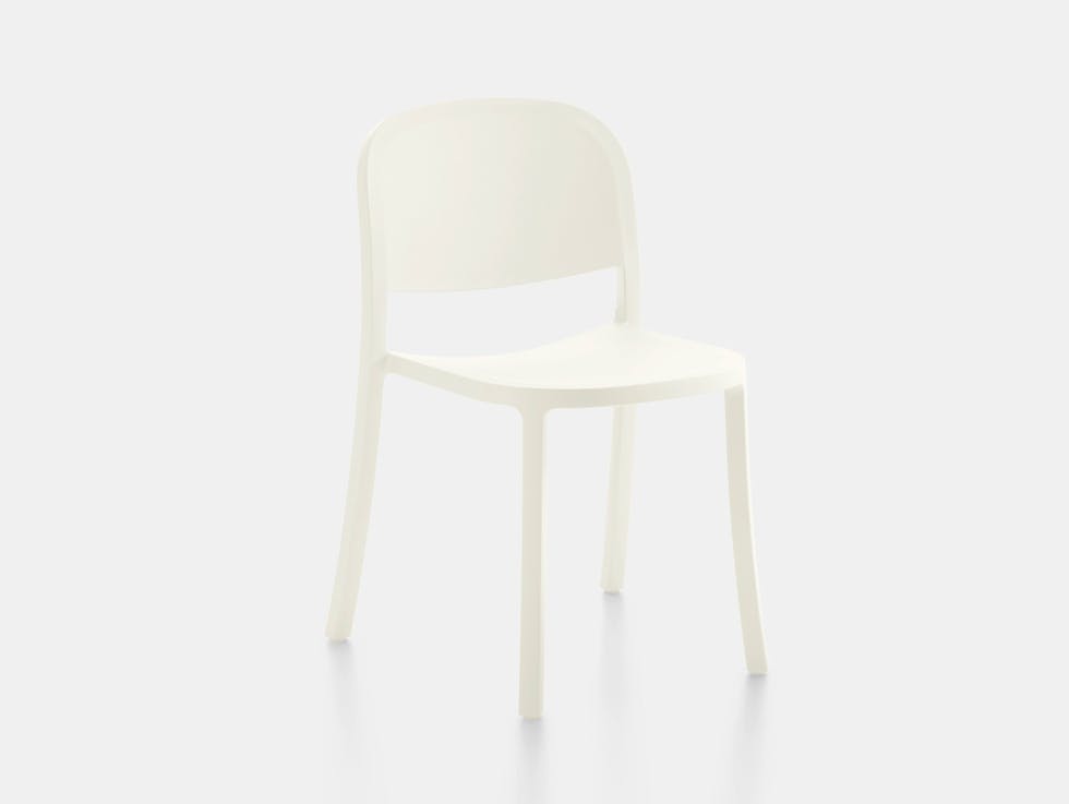 Emeco 1 Inch Reclaimed Chair white Jasper Morrison