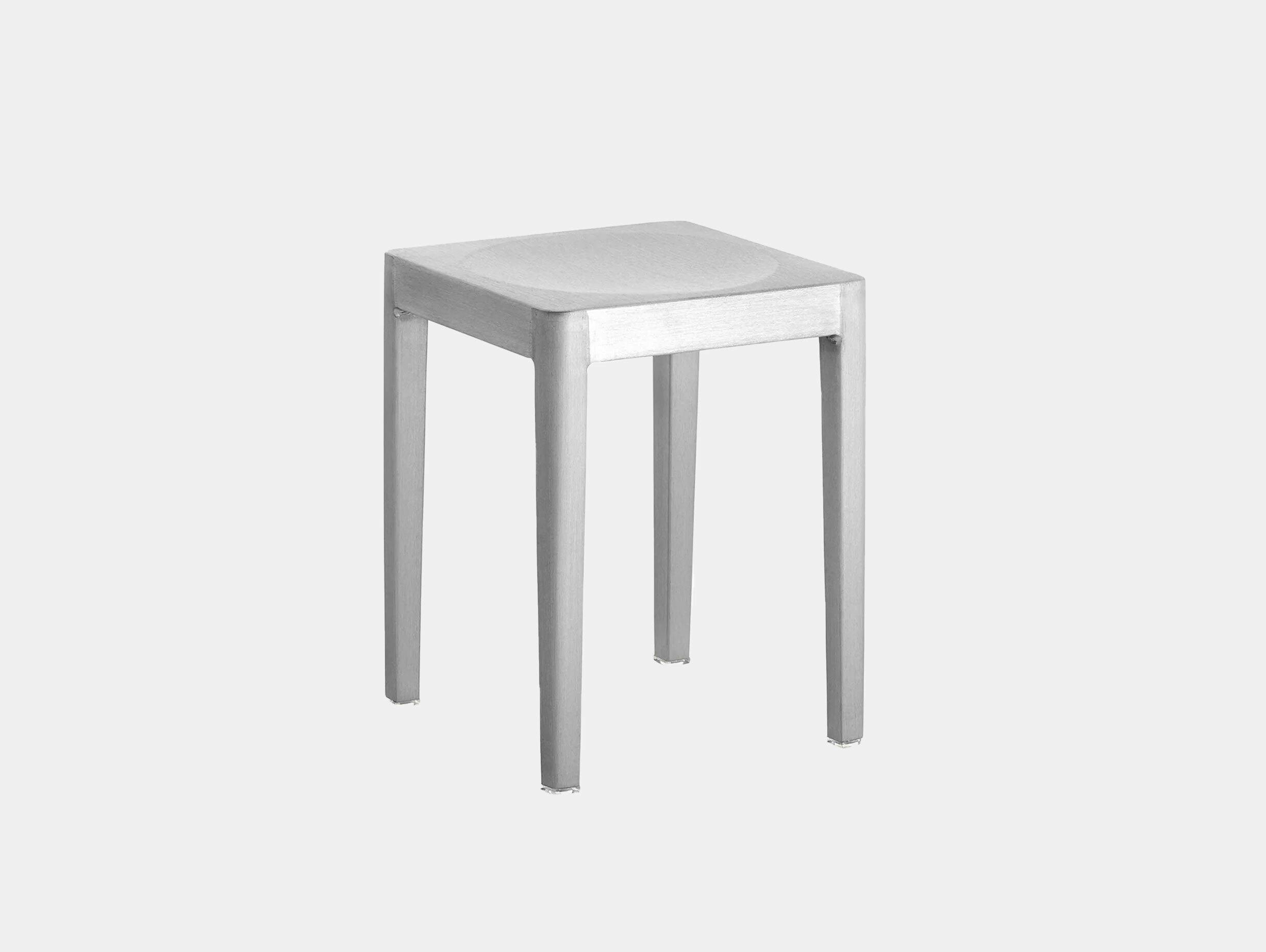 Emeco stool small philippe starck brushed