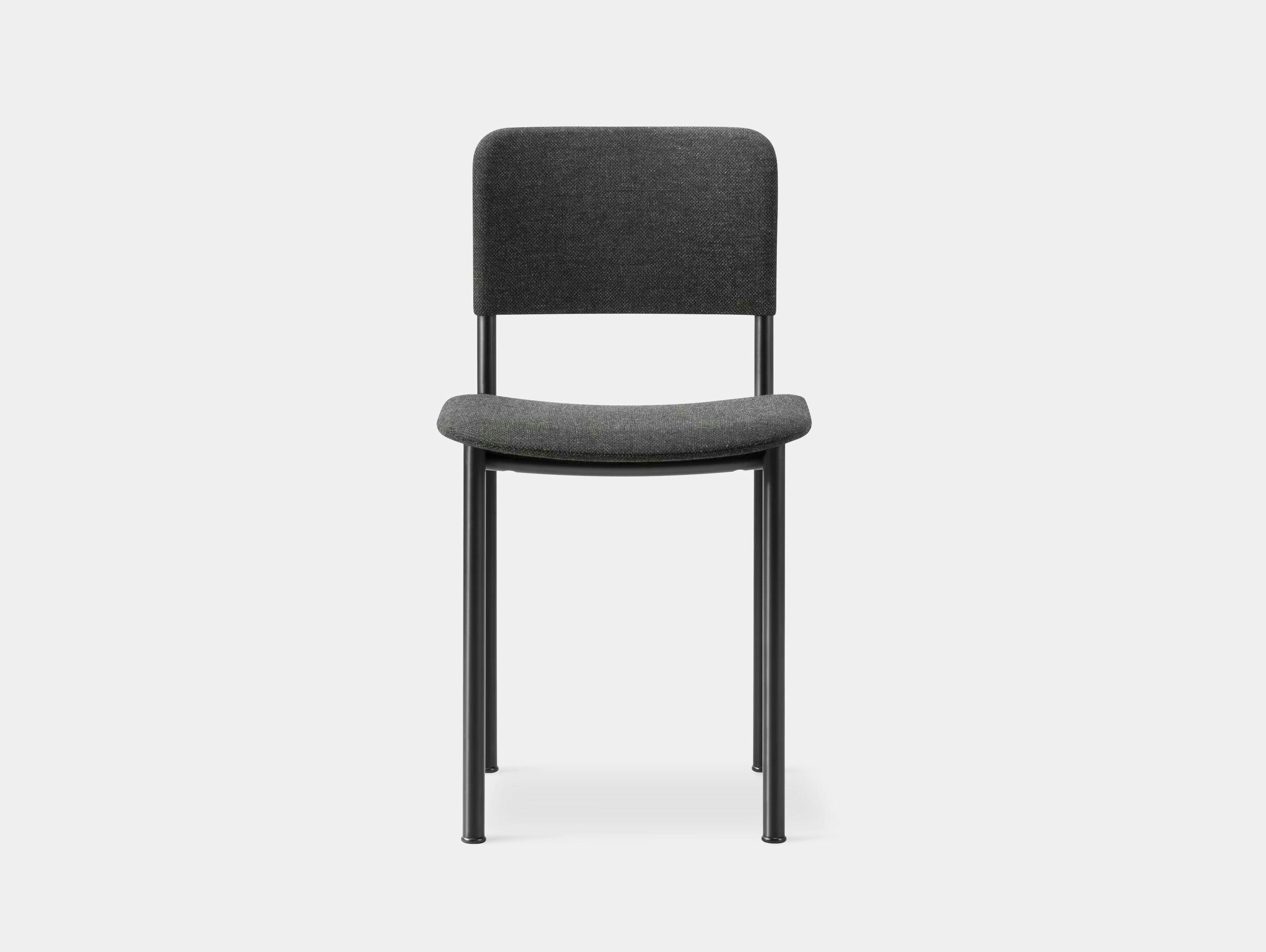 Fredericia barber osgerby plan chair 3414 black rewool 198