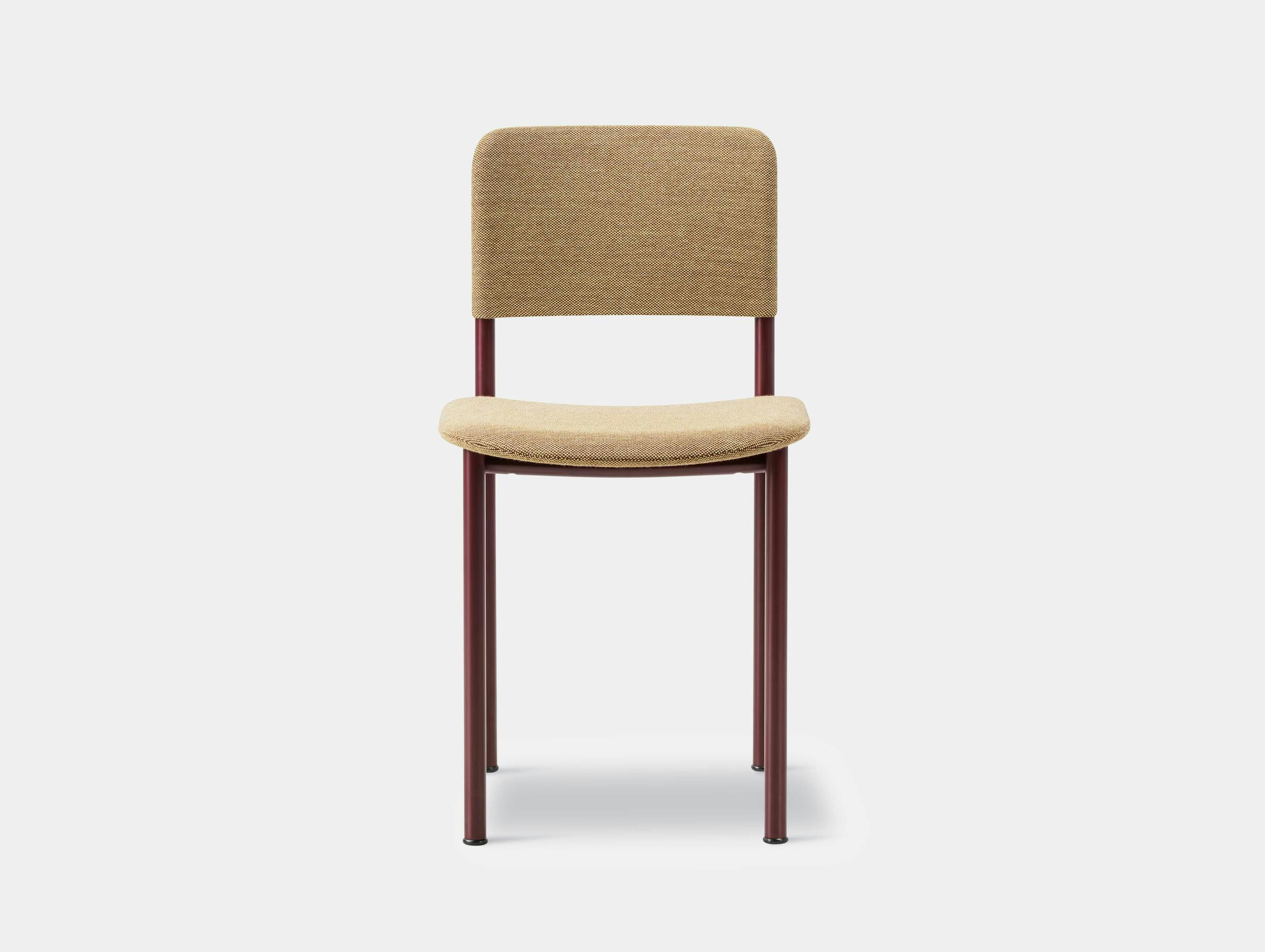 Fredericia barber osgerby plan chair 3414 bordeaux steelcut554