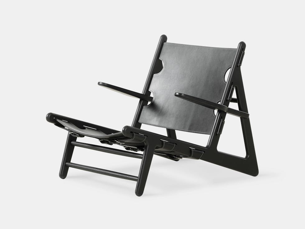 Fredericia Hunting Chair Black Borge Mogensen