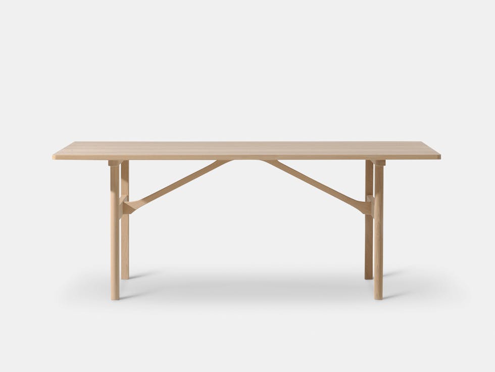 Fredericia Mogensen 6284 Dining Table Soaped Oak Borge Mogensen