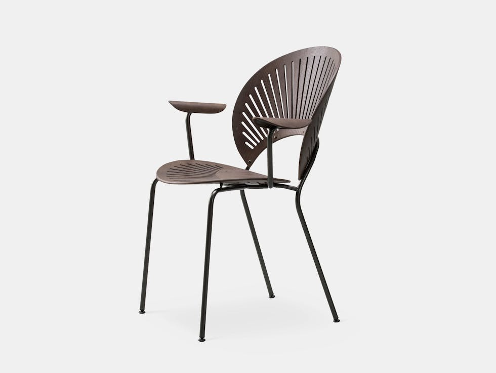 Fredericia Trinidad Armchair Smoked Oak Nanna Ditzel