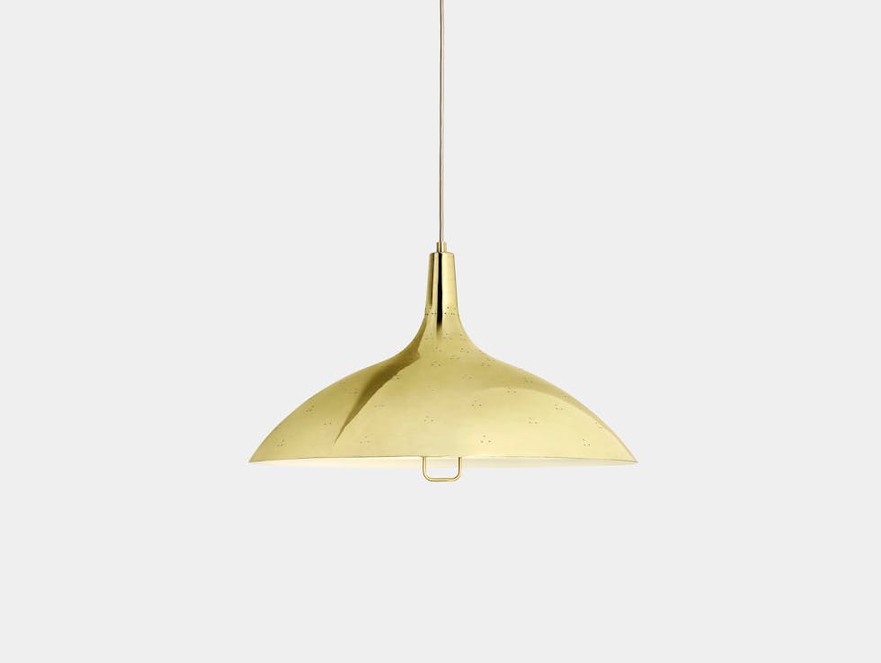 Gubi 965 Pendant Light polished brass Paavo Tynell
