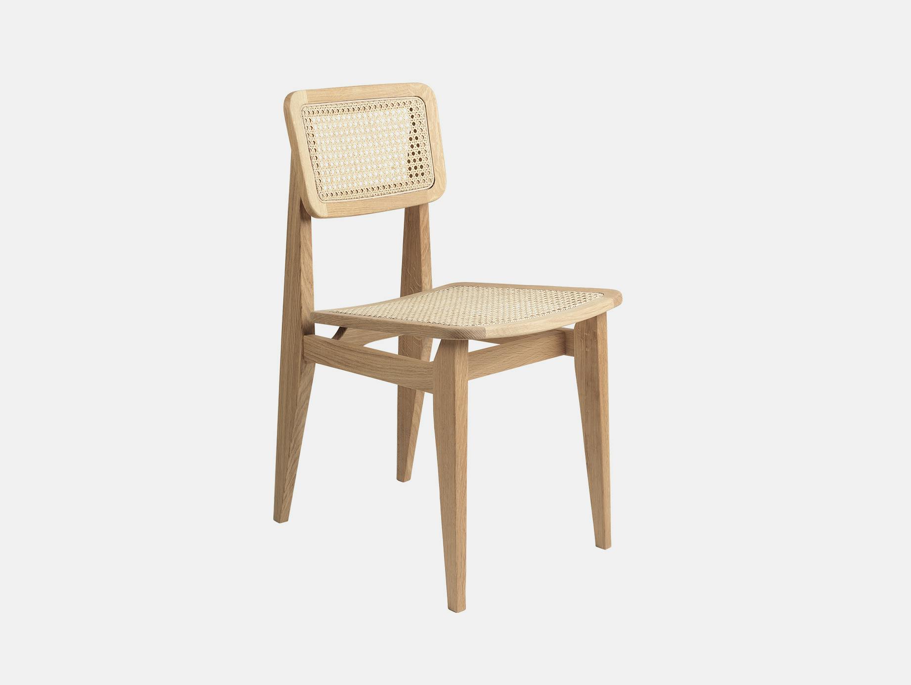 Gubi c chair dining all cane oil oak