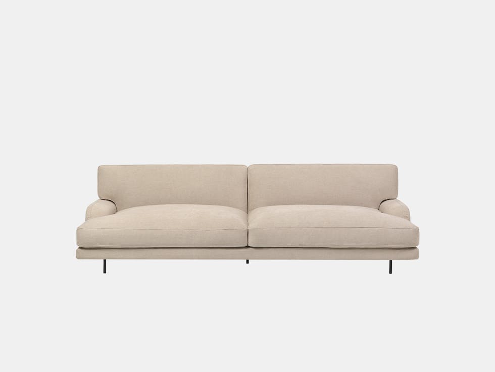 Gubi flaneur 2 5 seat sofa jab dolcelino 1202 72 blk