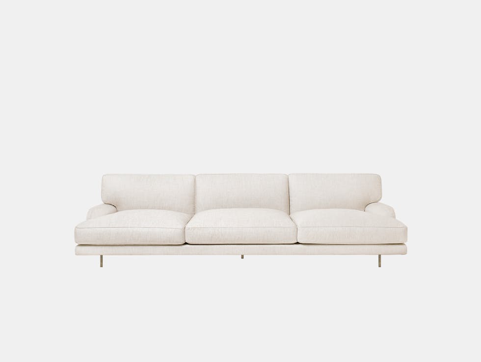 Gubi flaneur 3 seat sofa chambray 024