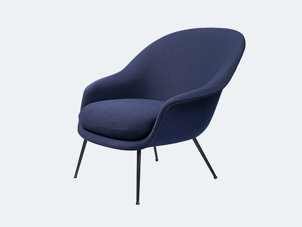 Gubi gamfratesi bat lounge chair vidar 554