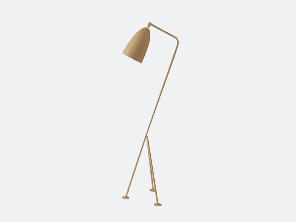 Gubi grossman grashoppa floor lamp olive brown
