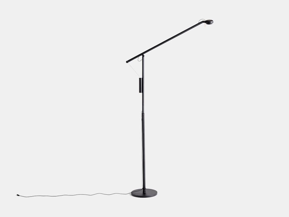 Hay Fifty Fifty Floor Light Black Sam Weller