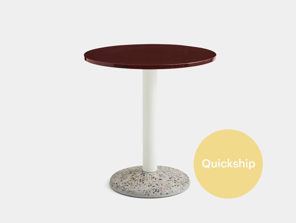 Hay Jonas Trampedach Ceramic Table 70 Bordeaux Quickship
