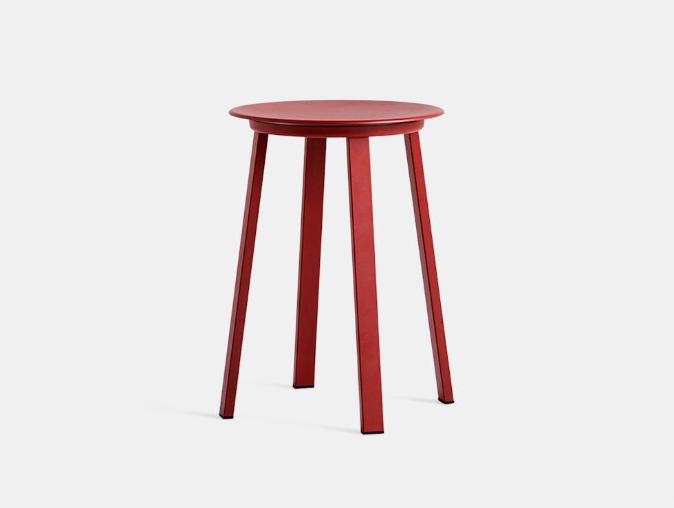 Hay Revolver Low Stool Red Leon Ransmeier