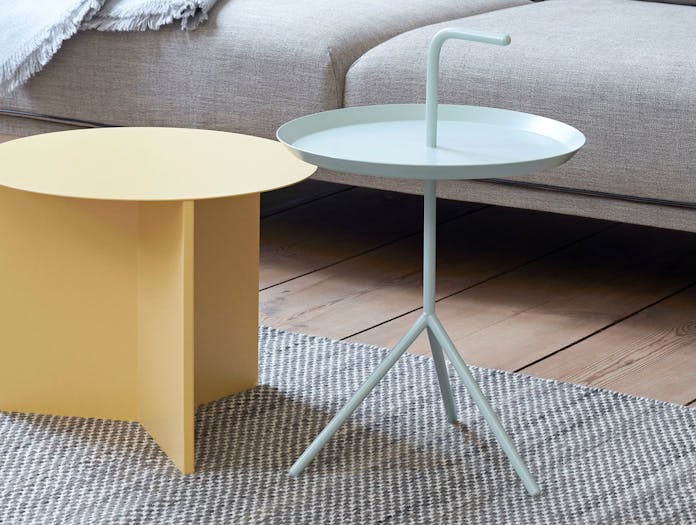 Hay Slit Table Light Yellow Dlm Mint