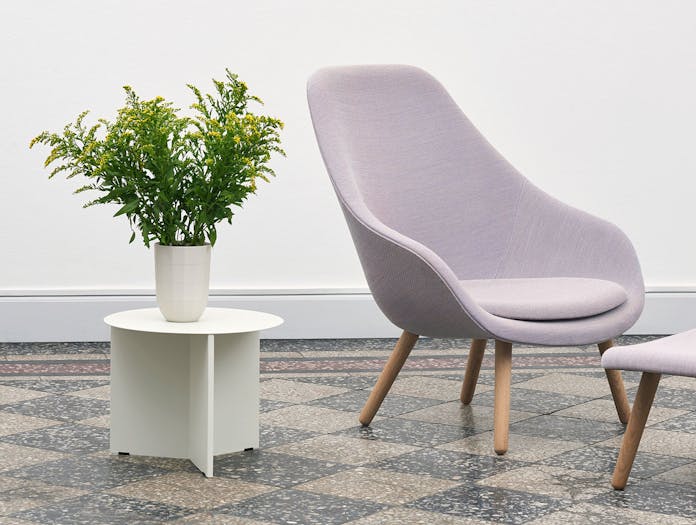 Hay Slit Table White Paper Porcelain Vase