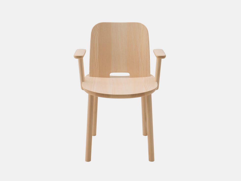 Maruni Fugu Dining Chair with arms Jasper Morrison