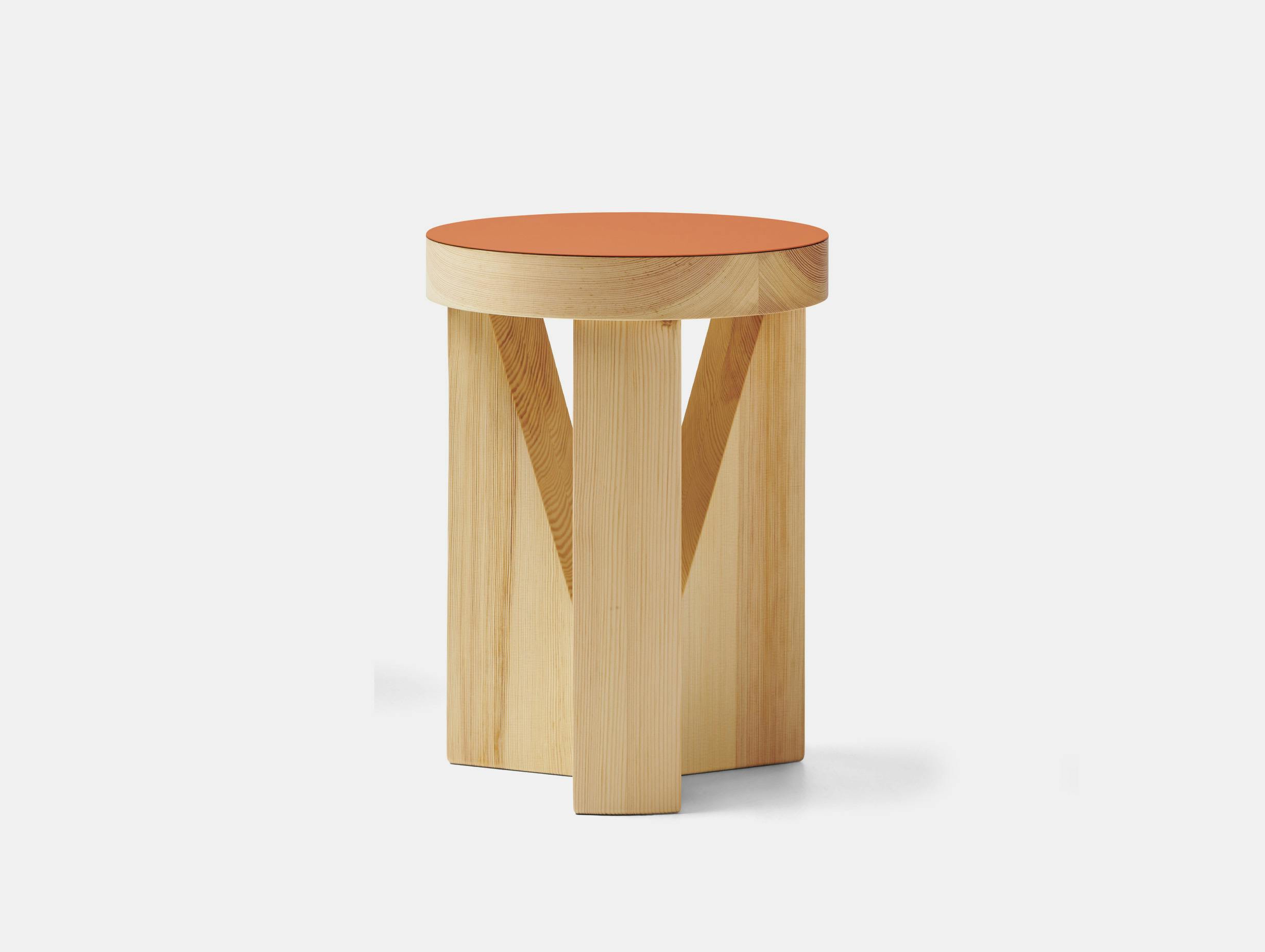 Mattiazzi konstantin grcic cugino stool soft orange blast