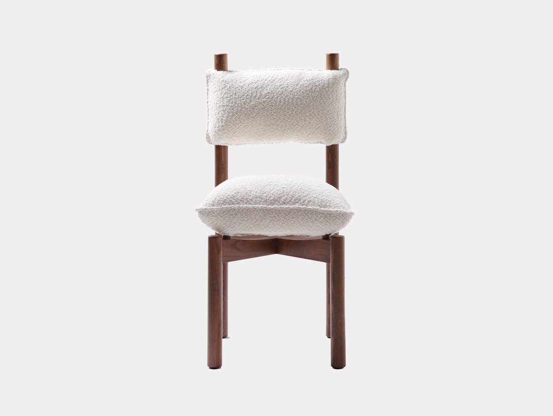 Mattiazzi marialaura irvine paf paf chair elle 0200 walnut stained