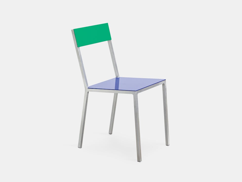 Muller Van Severen Alu Chair Valerie Objects Green Blue