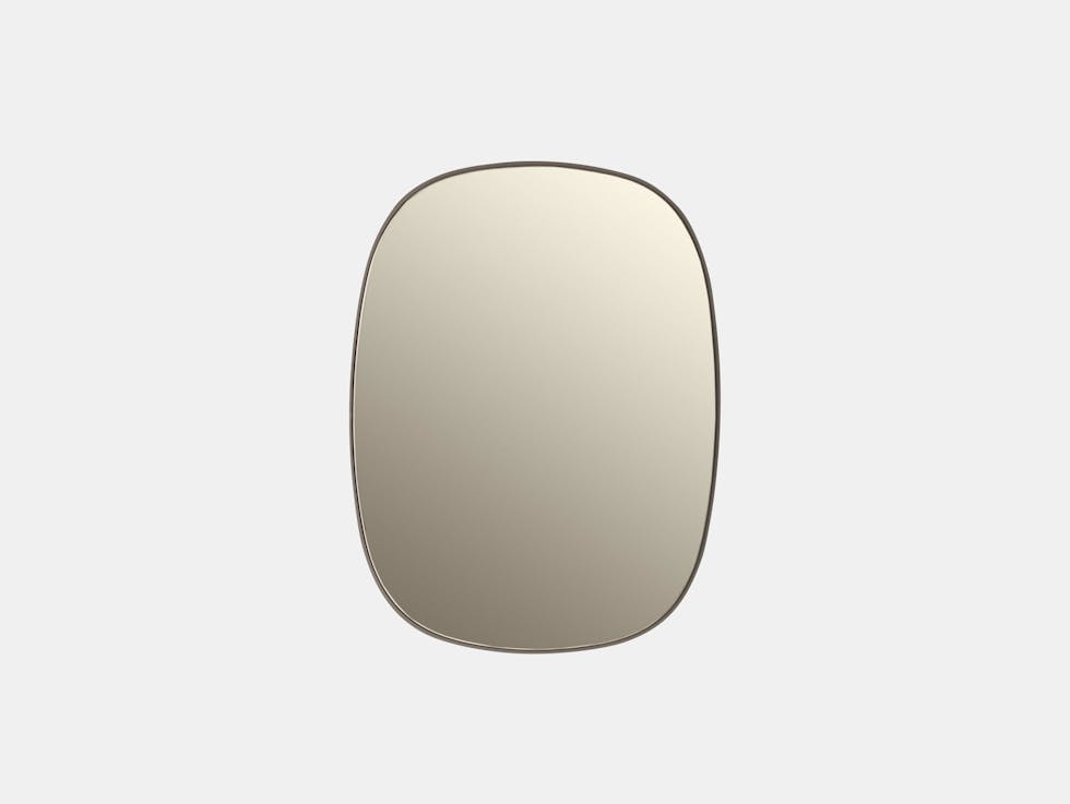 Muuto Framed Mirror Small Taupe Anderssen Voll