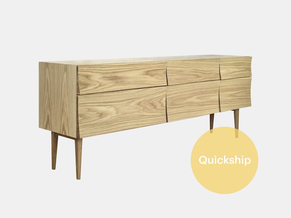 Muuto large reflect sideboard oak