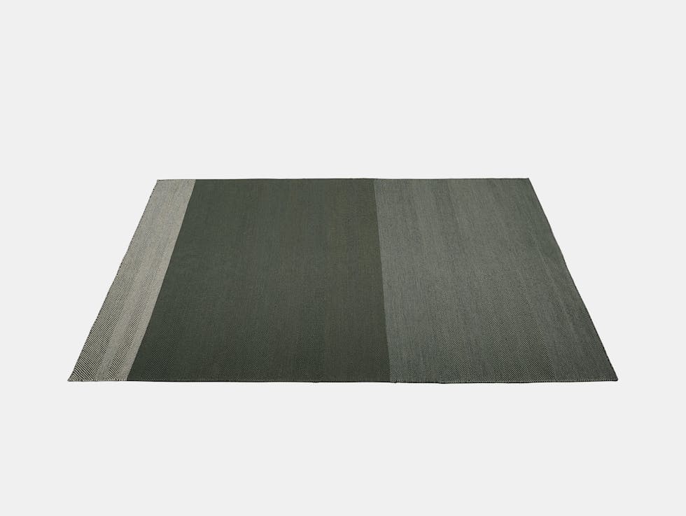 Muuto Varjo Rug dark green Tina Ratzer