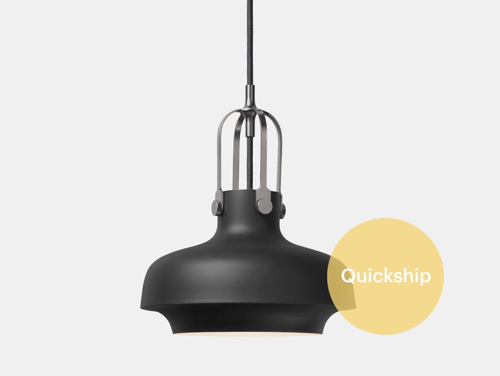 Quickship And Tradition Copenhagen pendant lamp SC6 black