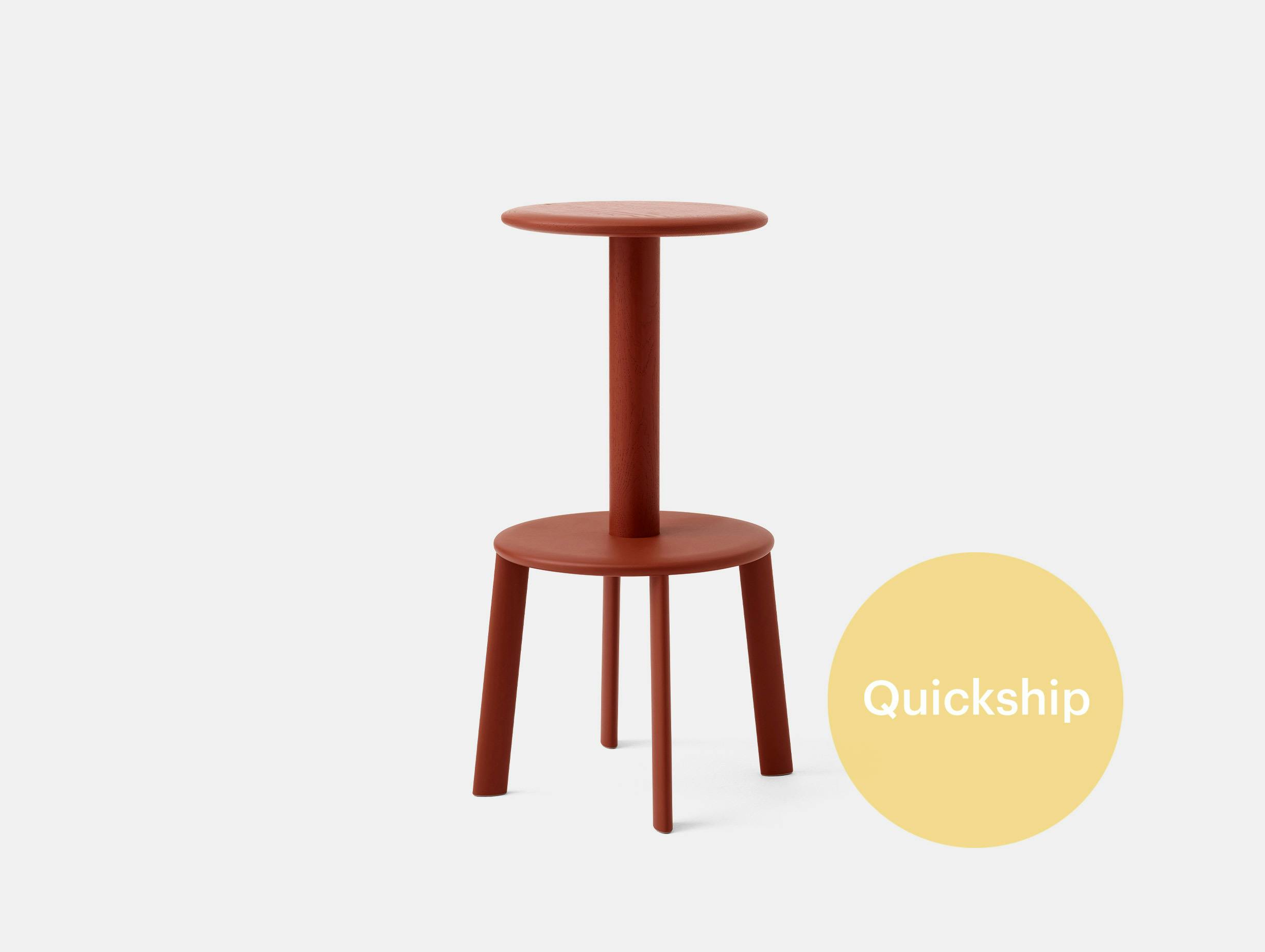 Quickship and tradition massif bar stool av40 ember