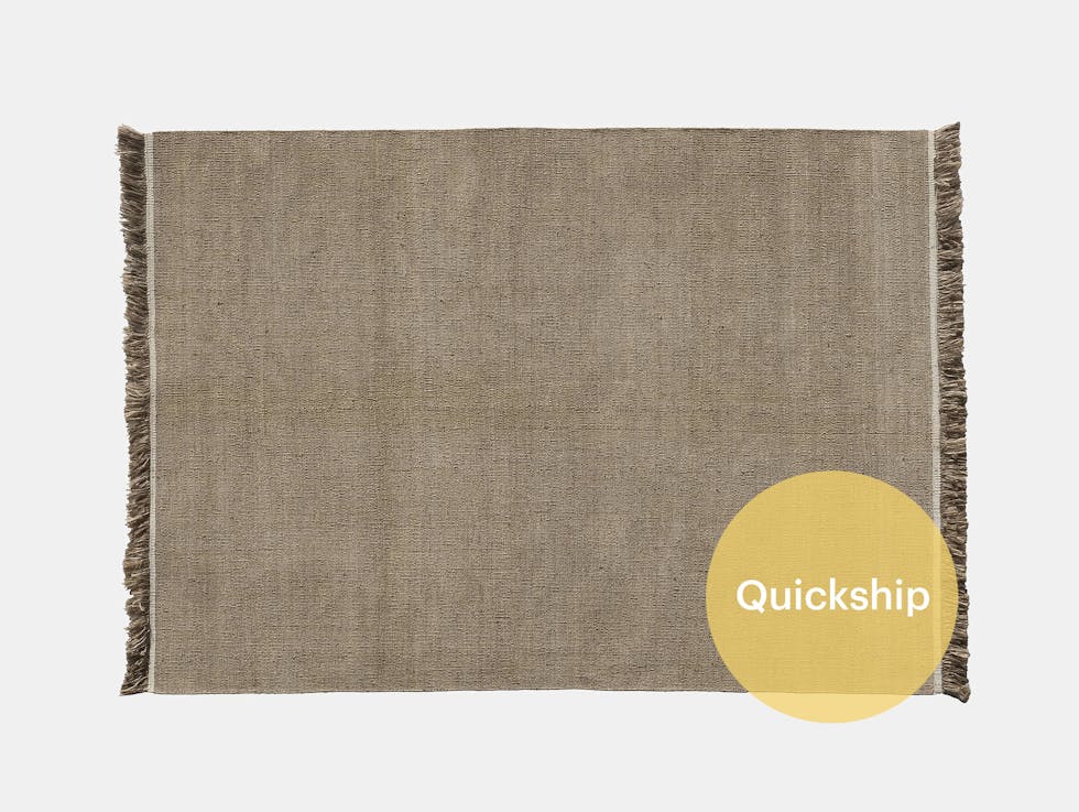 Quickship nanimarquina nettle dhurrie rug