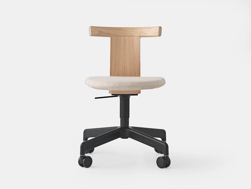 Resident jiro chair w fabric 1 castors 2