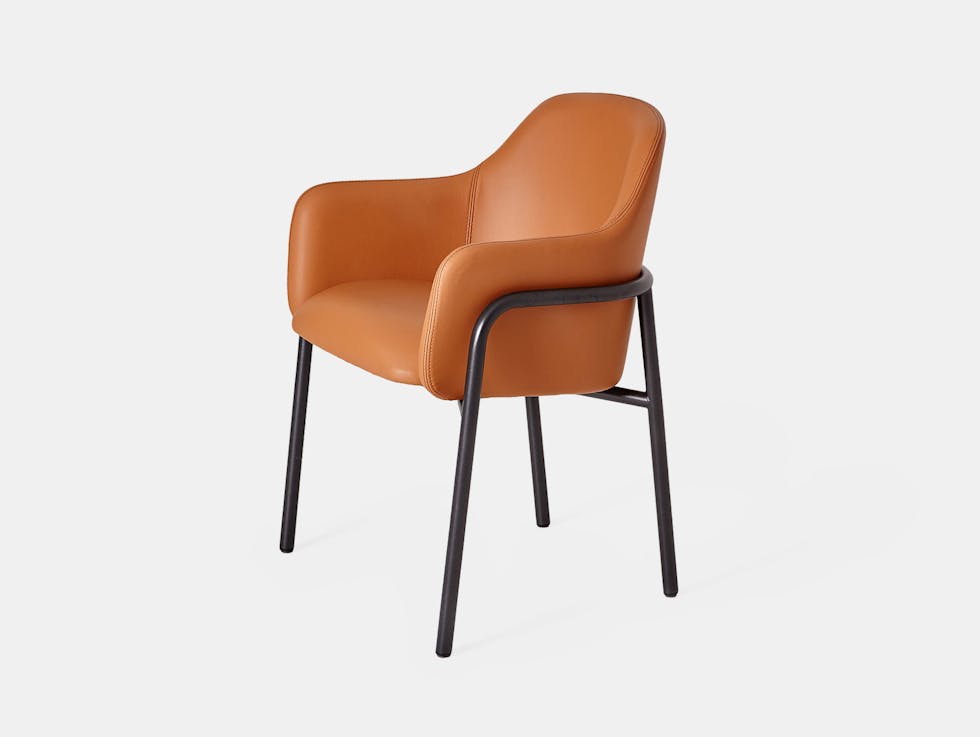 Very Good And Proper Mt Club Chair Brandy Leather Ed Carpenter