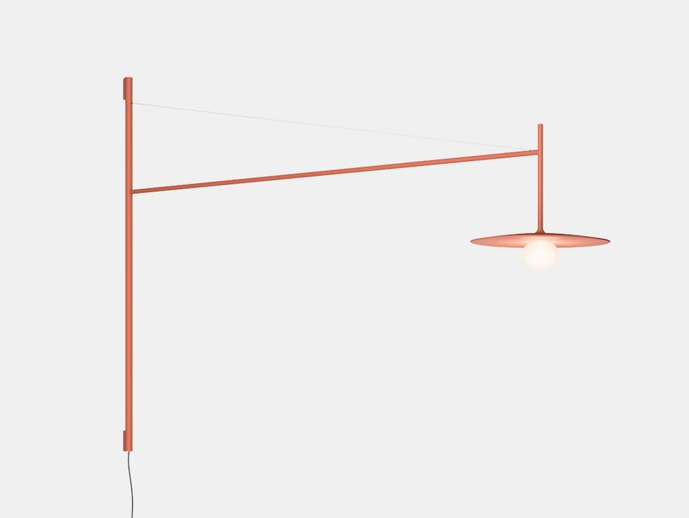 Vibia Tempo Wall Light Model 5756 Lievore Altherr terra red