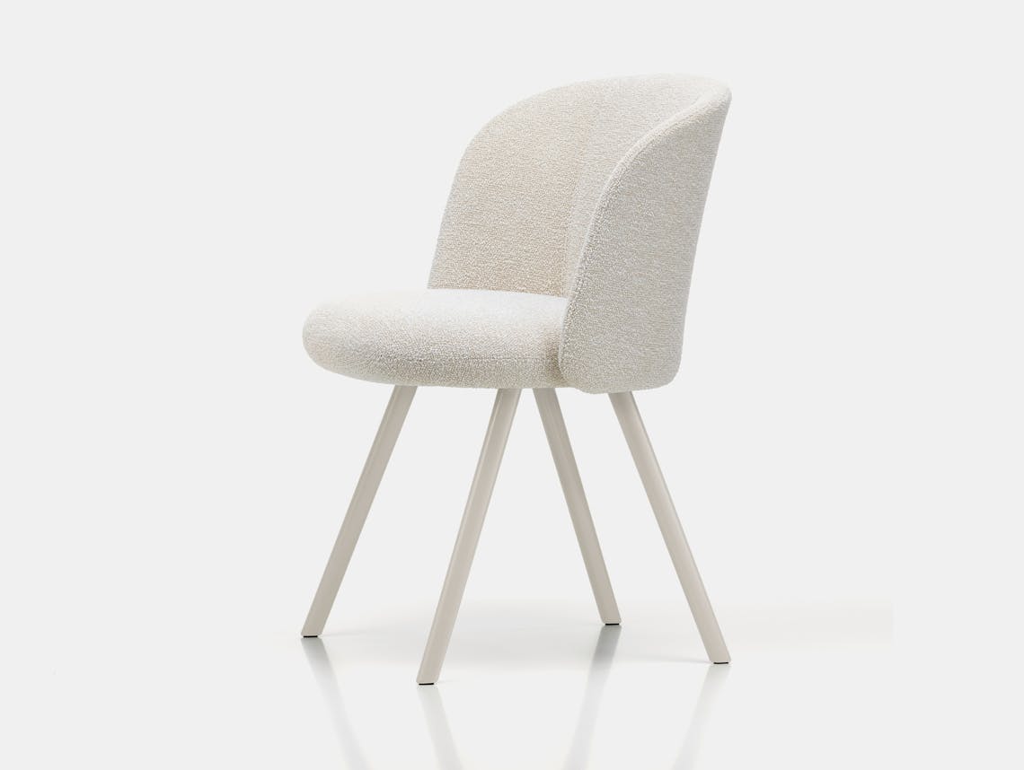 Vitra Barber Osgerby Mikado Side Chair Chalk Nubia Ivory Pearl