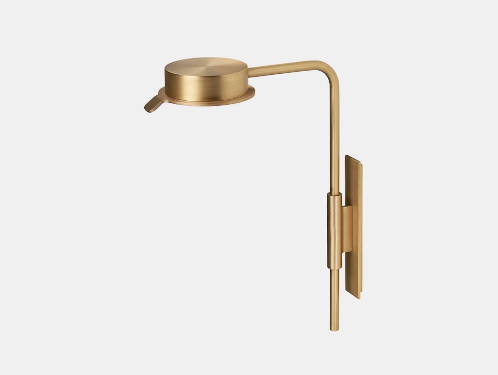 Wastberg w102 chipperfield wall light brass